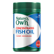 Nature's Own Concentrated odourless Fish Oil 1000mg 60 Capsules