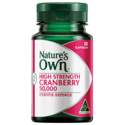 Nature's Own Cranberry 50000mg 30 Capsules