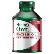 Nature's Own Flaxseed Oil 125 Capsules