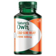 Nature's Own Cold Sore Relief (Lysine) 50 Tablets