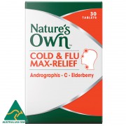 Nature's Own Cold & Flu Max-Relief 30 Tablets