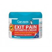 Carusos Exit Pain Arthritis Cream 60G