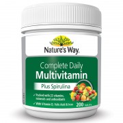 Nature's Way Multivitamin Plus Spirulina 200 Tablets
