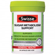 Swisse Ultiboost Sugar Metabolism Support 30 Capsules